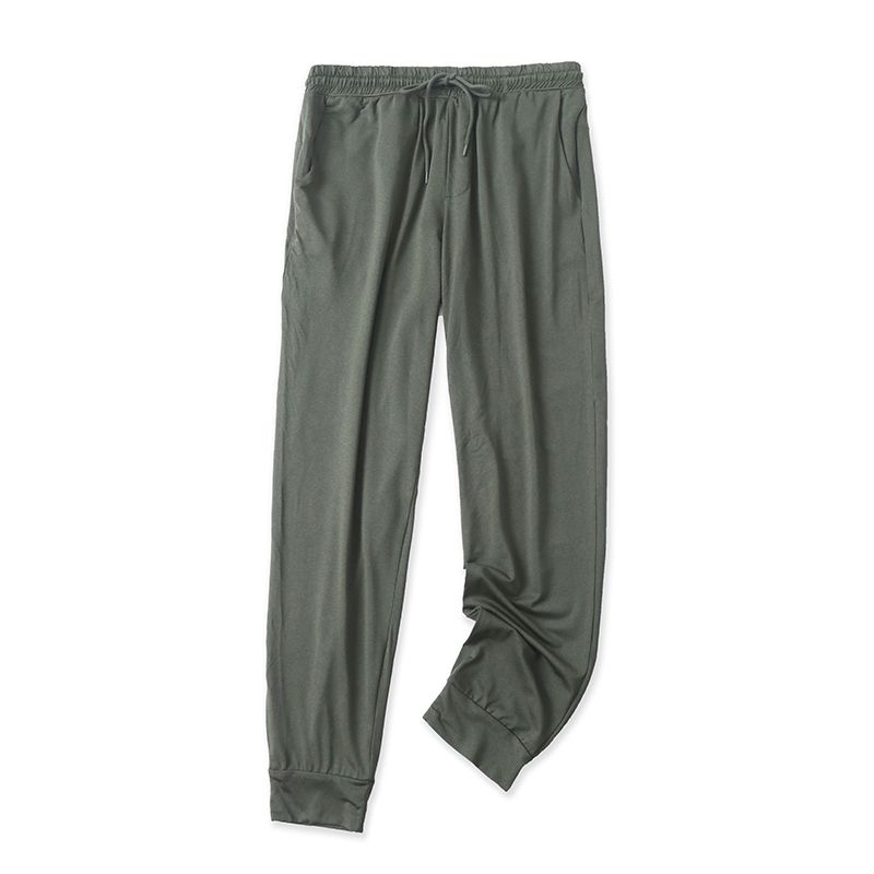 

4298 Спортивные брюки на кулиске Эластичная высокая талия Кулиска Стройнящие Тонкие и удобные Легче всего сочетать Брюки Спортивные брюки Женские Экспортный хвост Dark green S