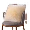 Modern Solid Color Faux Wool Fur Plush Cushion Pillow