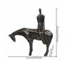 Abstract Human and Horse Sculpture Stylish for Entryway, Living Room