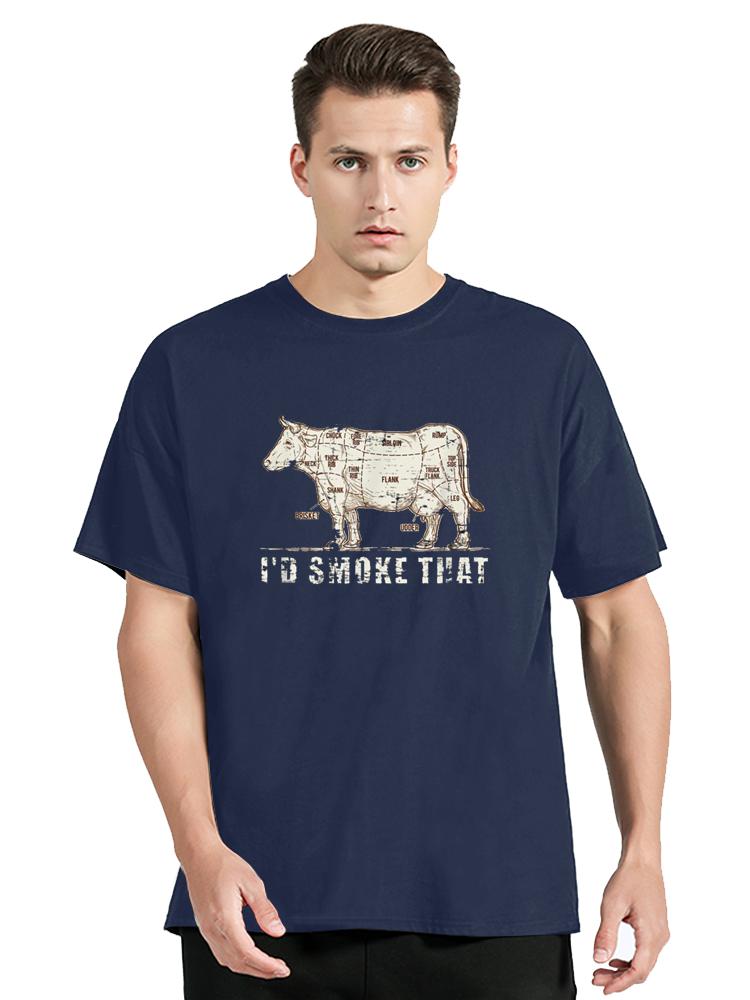 Grilling Smoked Meat Chef Graphic Tops BBQ Barbecue T-Shirt Cotton Tees For Men Casual Top T-Shirts Fitness T Shirt Unisex Tops