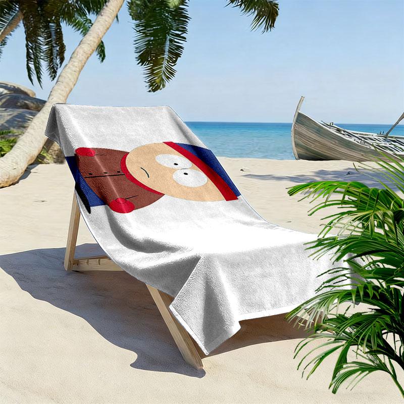 Stan Marsh Print Beach Towel, Large Soft Quick Dry Towel for Beach Camping Swimming