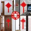 Red Chinese Knot Wall Hanging with Tassel