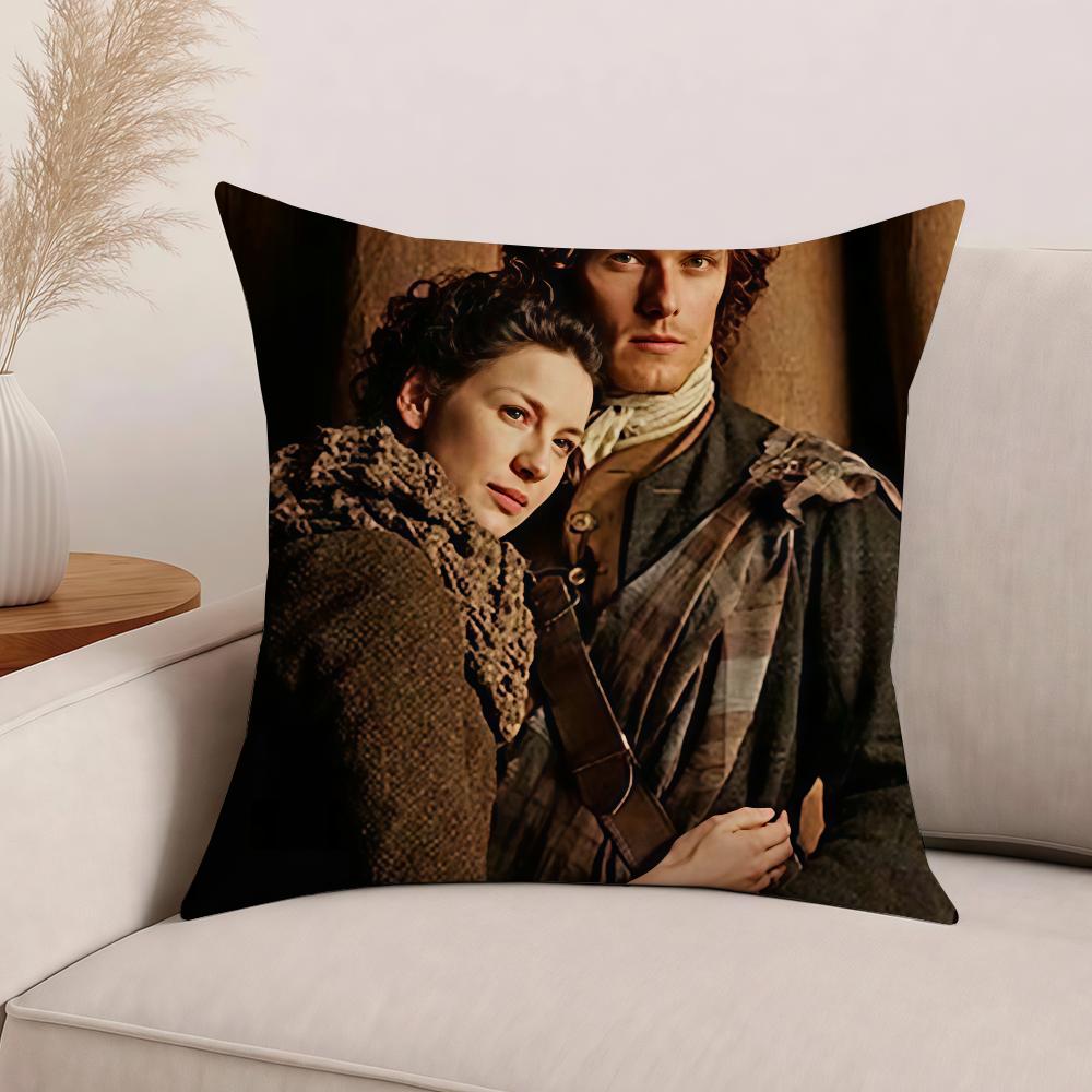 Jamie Fraser Tv Show Outlander Pillow Case Office Cushions Suitable For Sofa Car Bedroom Decorative Cushion Cover