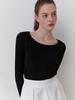 Liel Base Cotton T-Shirt (Black)