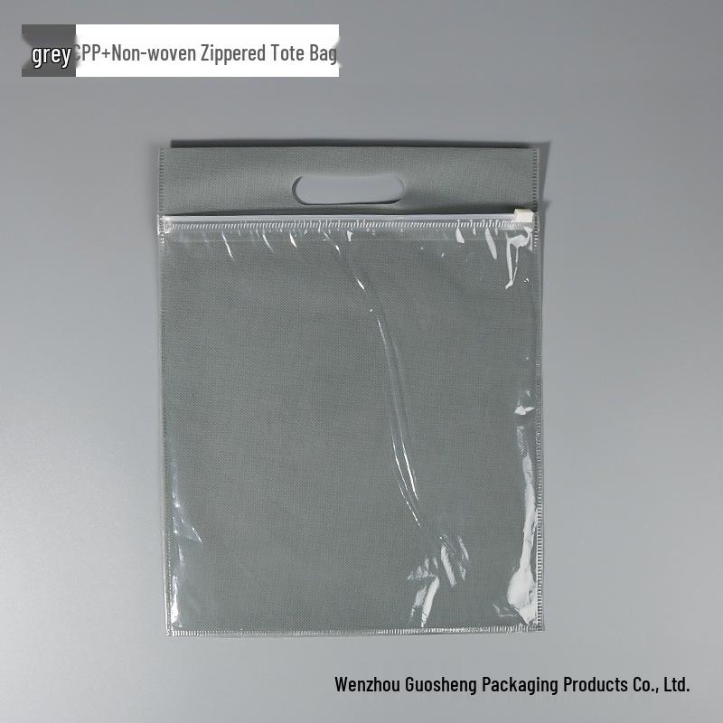 Thickened Transparent CPP Zipper Bag for Clothing, Shoes & Socks - Custom Logo Dustproof Storage Solution