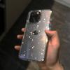 Transparent Simple Glitter Phone Case For For Iphone 16 1 14 13 12 11 Pro Max XR XS MAX 7 8 14 PLUS Y2K Shockproof Clear Soft Cover