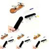 Finger Skateboard Stress Relief Toy With Wooden Deck For Hand Eye Coordination And Brain Development