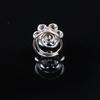 12 PCS Crystal Rhinestone Flower Bridal Wedding Hair Pins Hairgrip Accessories Hairdresser Head Hair Braid