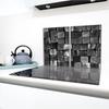 Glass Protective Stovetop Plate 2x40x52 Wood