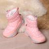 Herbst und Winter Jungen/Mädchen Outdoor Warme Kinder Schneestiefel Große Größe Stiefel 26-38 Kinder Schneestiefel für Mädchen