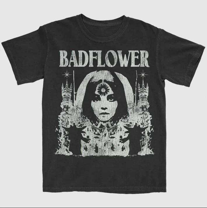 

Bad Flower Girl Flower Tshirt Comfort Color 1717 Tshirt Fanrelated Souvenir Topquality Comfortable and Breathable Gift S