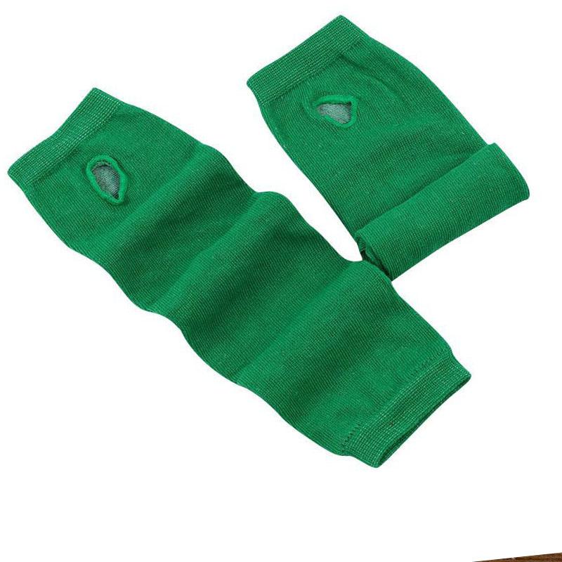 Длинные теплые перчатки без пальцев в стиле панк, готический рок зелёный