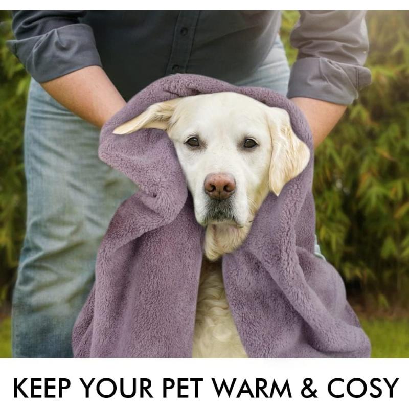 

Премиальное полотенце для сушки питомцев - Сверхвпитывающий коврик из микрофибры для ванны для собак и кошек, Быстросохнущий дизайн United States