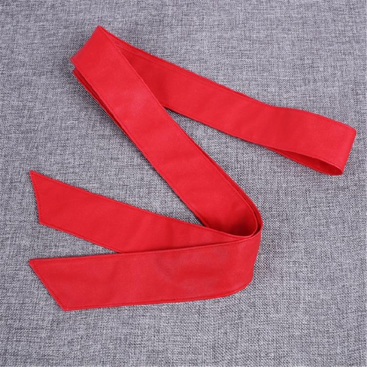 Women Obi Belt Solid Color PU Faux Leather Sash for Puffer Down Coat Overcoat