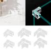 4PCS Fish Tank Aquarium Glass Edges Protector Acrylic Protector Tools for Aquarium Fish Tank Glass Crashproof Tools