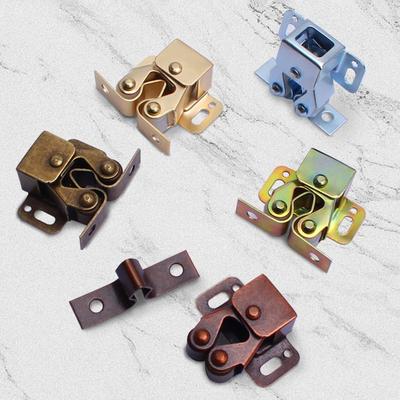 Antique Copper Color Magnet Cabinet Catches Magnetic Catch Roller Mechanism Door Stop Buffer System Free Screws