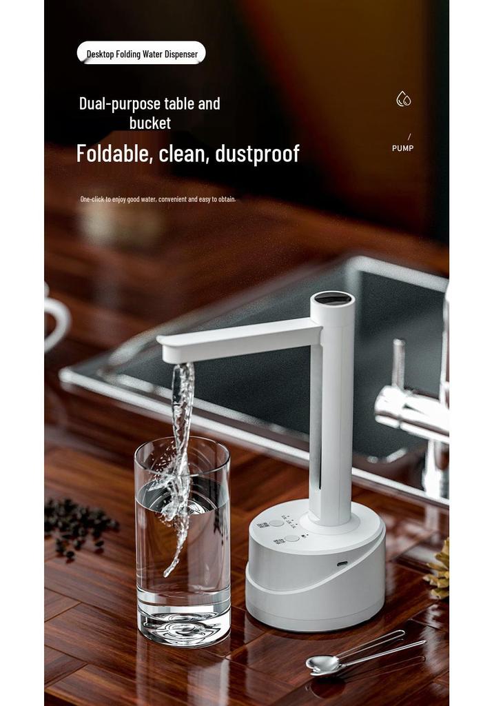 Smart Multi-Gear USB Rechargeable Foldable Water Dispenser