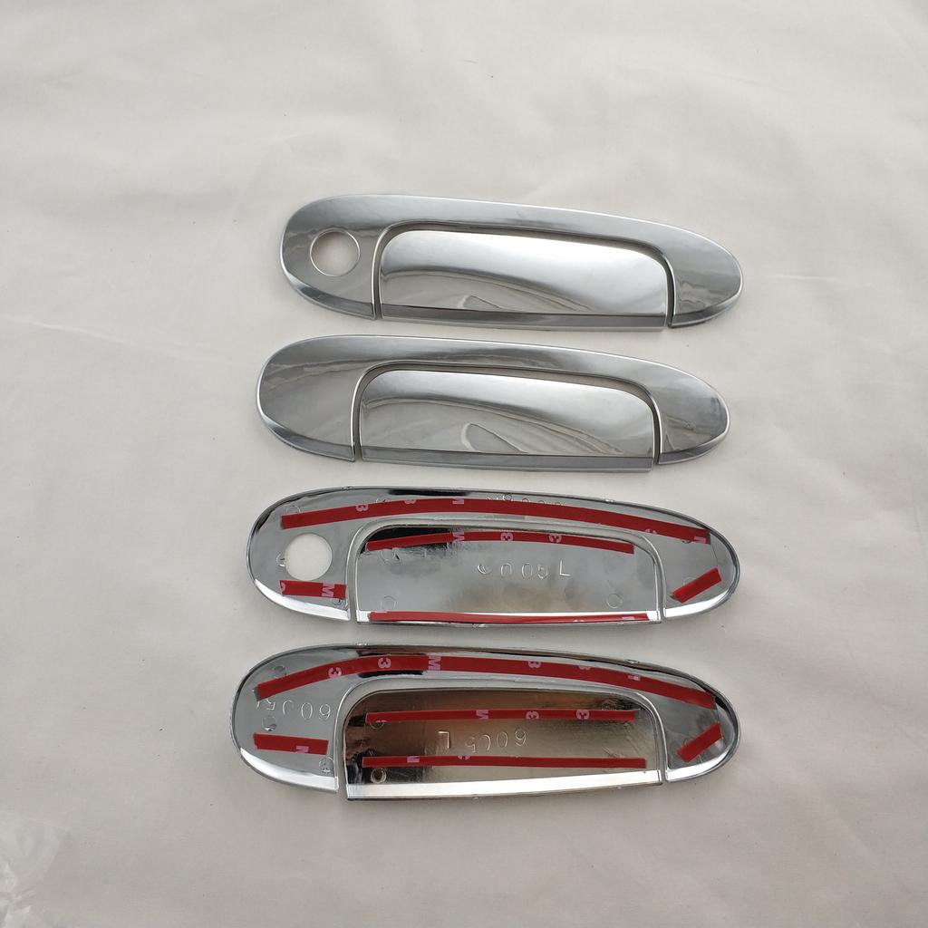 Door Handle Bowl Cover For Toyota Yaris Vitz 1996 1997 1998 2000 8pcs New Car Abs Chrome Accessories Plated Trim Paste Style