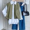New Arrivals Open Run Balloon Vest Round Jacket