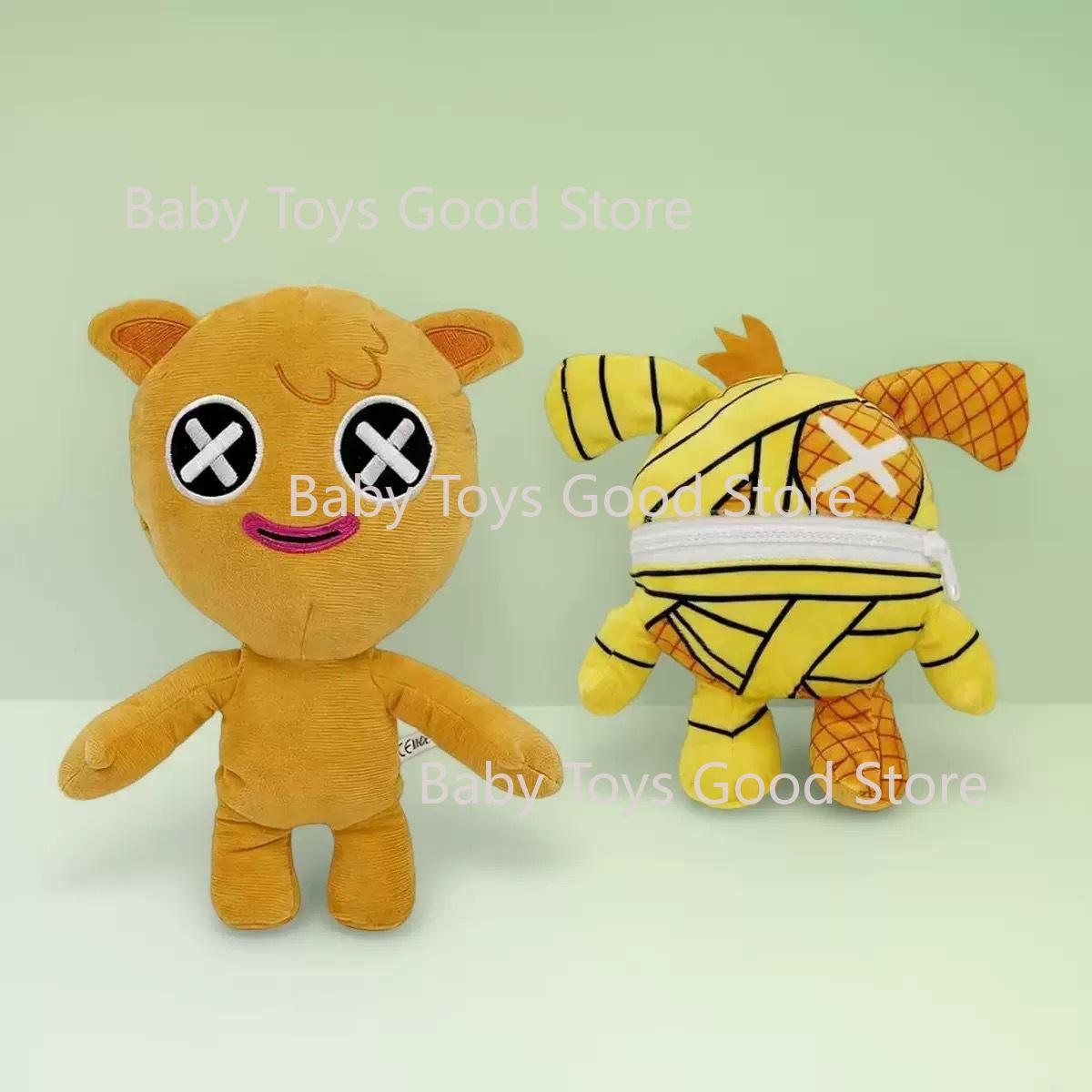 Poppy Playtime's Nieuwe Gele Poppy Man 5 Spelers Zacht Gevuld Pluche Cartoon Spel Poppetje Cadeau