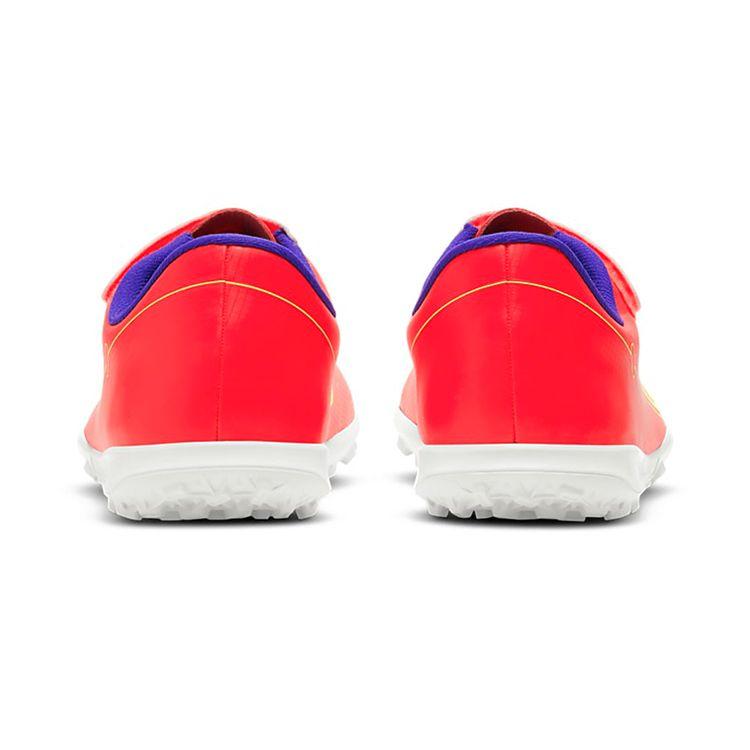 Nike Mercurial Vapor 14 Club PS V TF Low Top Soccer Shoes Kids Sneaker Orange-Red CV0839-600