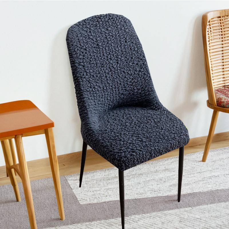 

Чохол на обідній стіл і стілець Новий еластичний потовщений протиковзкий чохол на сидіння Універсальний для чотирьох сезонів Чохол на табурет від подряпин котів 40CM темно-сірий