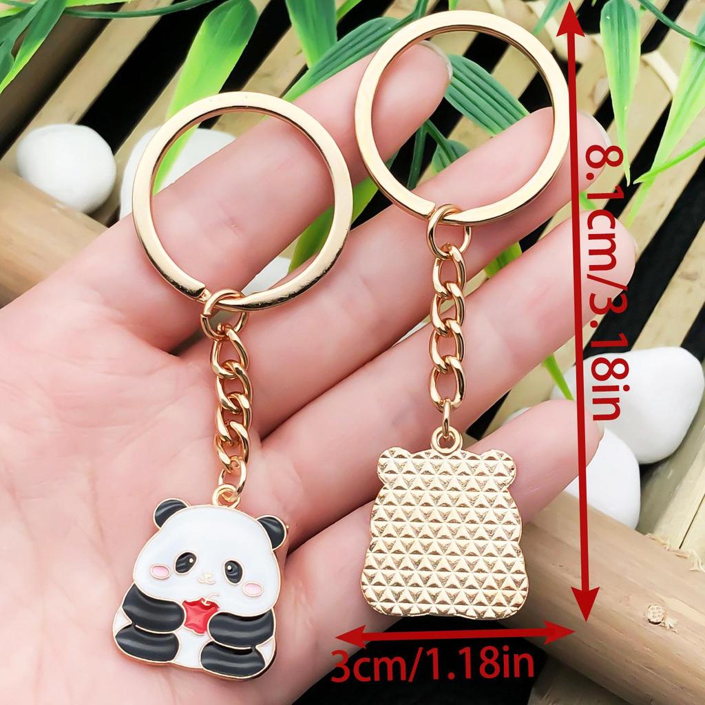 Adorable Giant Panda Keychain Pendant: Perfect Companion or Friend Gift