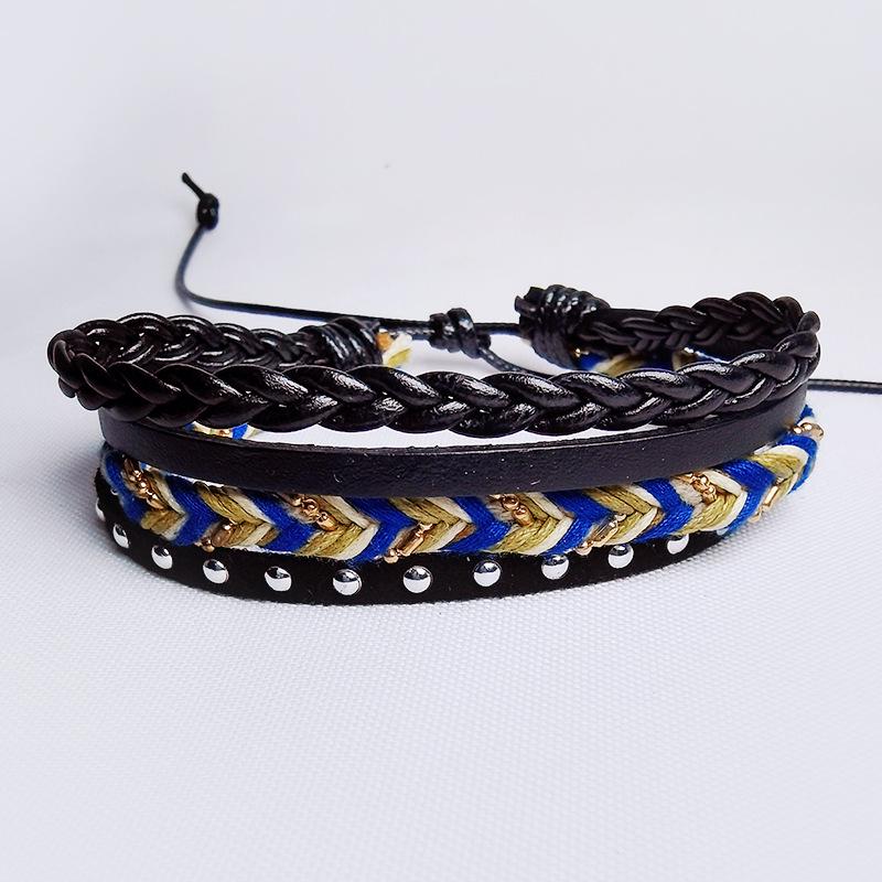 C400 European  American Handmade Woven Bracelet - Trendy  Fashionable
