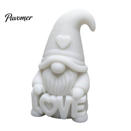 Anniversary Gifts for Couples Faceless Love Gnome Figurine, 3D Printed Valentine's Day Desktop Decor, Modern Minimalist Desk Accessories Romantic