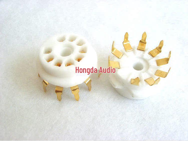 Dawn Nine-Pin Ceramic Tube Socket PCB for 12AX7/12AU7/6N11/6N3