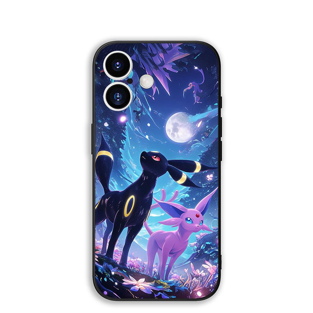 for Motorola Moto G86 G57 G67 G24 G15 G54 Power G13 G14 G34 G35 G45 G53 G55 G64 G75 G72 Case Espeon Umbreon Gengar P-Pikachus