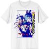 My Hero Academia Anime Cartoon Character Collage Mens White Shirt