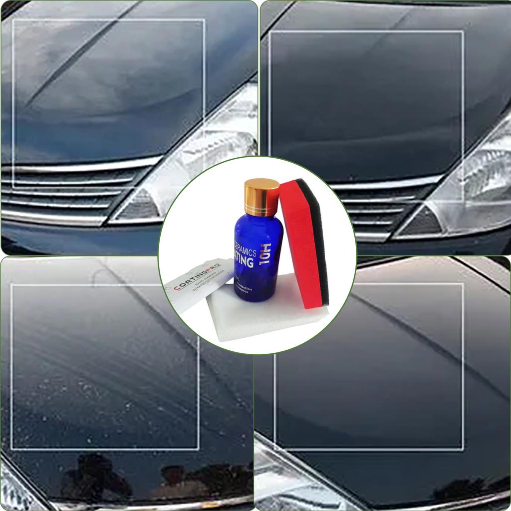 10H Ceramic Coating Kit Liquid Car Glass Coating Polishing Wax High Gloss Hydrophobicity Mirror Paint Protection Car Kit With