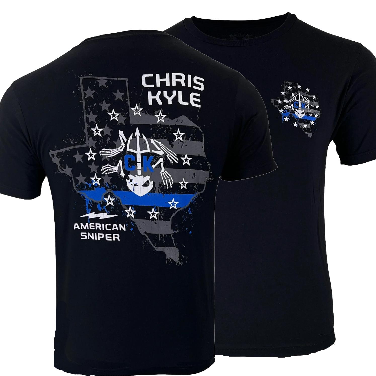 Chris Kyle Texas Respect American Sniper Military Grunt T-Shirt 100% Cotton O-Neck Short Sleeve Casual Mens T-shirt Size S-3XL S