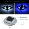 4PCS Solar Powered 8LEDs Boden Auffahrt Licht Deck Lampe IP68 Wasserdicht Eingebaute 600mAh