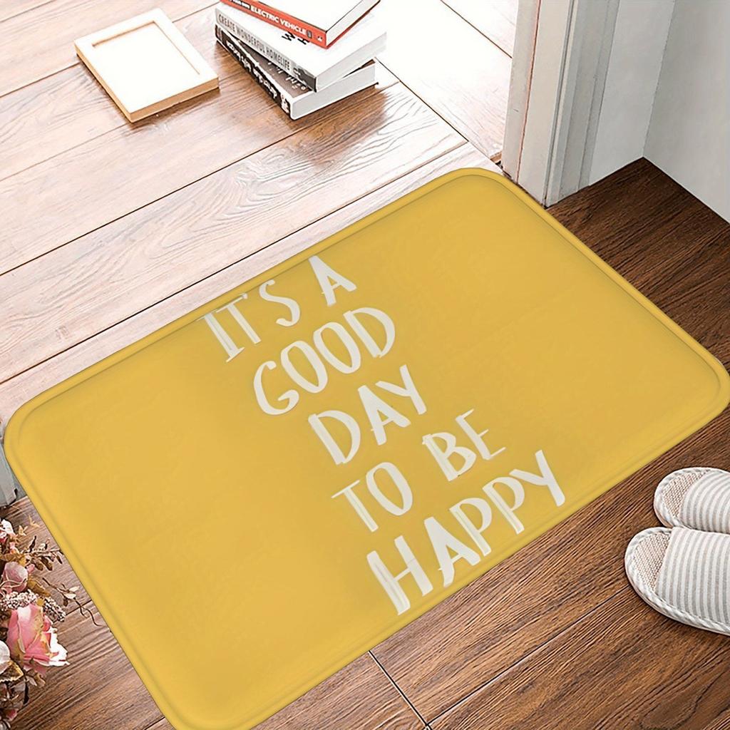 1PC Tranquil Waters Kitchen Rug Non-Slip Door Mat Pop design Bathroom Rug Bath Mat Carpet for Home Sink Laundry ecoreeree