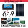 100W 18V/5V Boat Charger Outdoor Battery Supply Solar Panel Kit Solar Cell USB Solar Panel with Controller For Car Yacht Battery