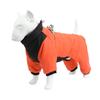 Winter dog four-legged cotton-padded coat new warm dog clothes windproof medium dog clothes pet clothing