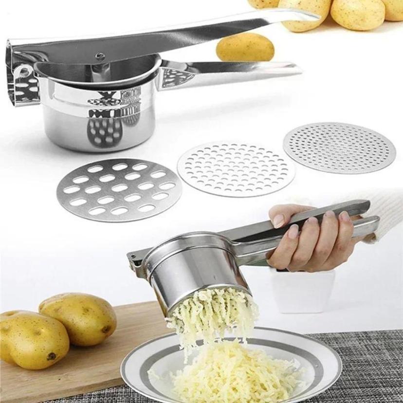 1 Pcs Mashed Manual Juicer Stainless Steel Water Press Lemon Orange Juicer Mashed Potato Press Kitchen Tools