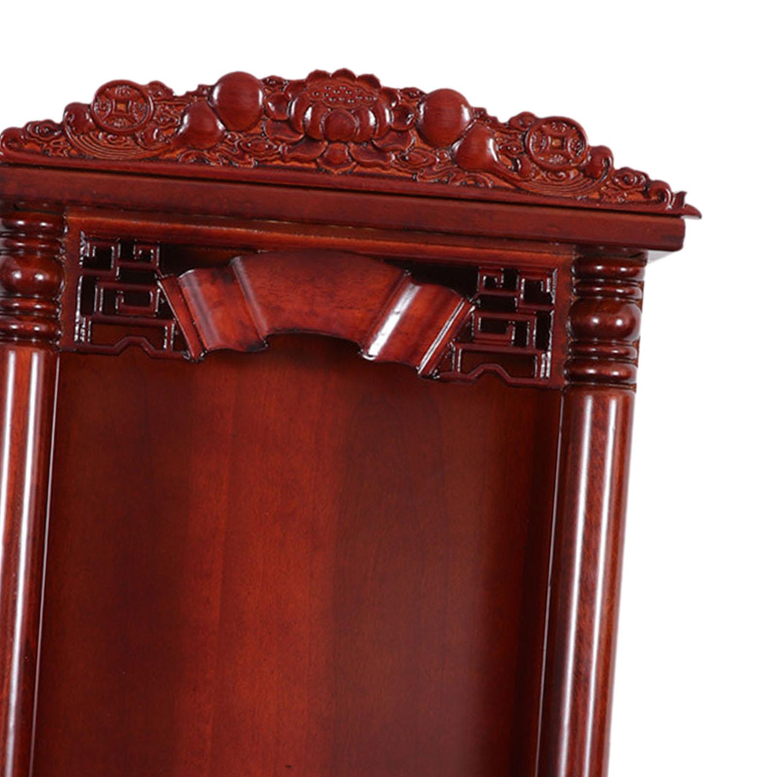 

Буддийская подставка для демонстрации Традиционная китайская скрытая выдвижная доска Алтарь Будды для гостиной Домашний Новый год Офис Чайная комната 16 inches