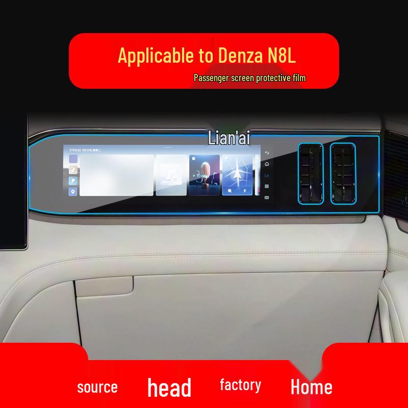 Denza N7 Navigatie & N8 Display Scherm Beschermende Gehard Glas Folie - Auto Interieur Accessoires