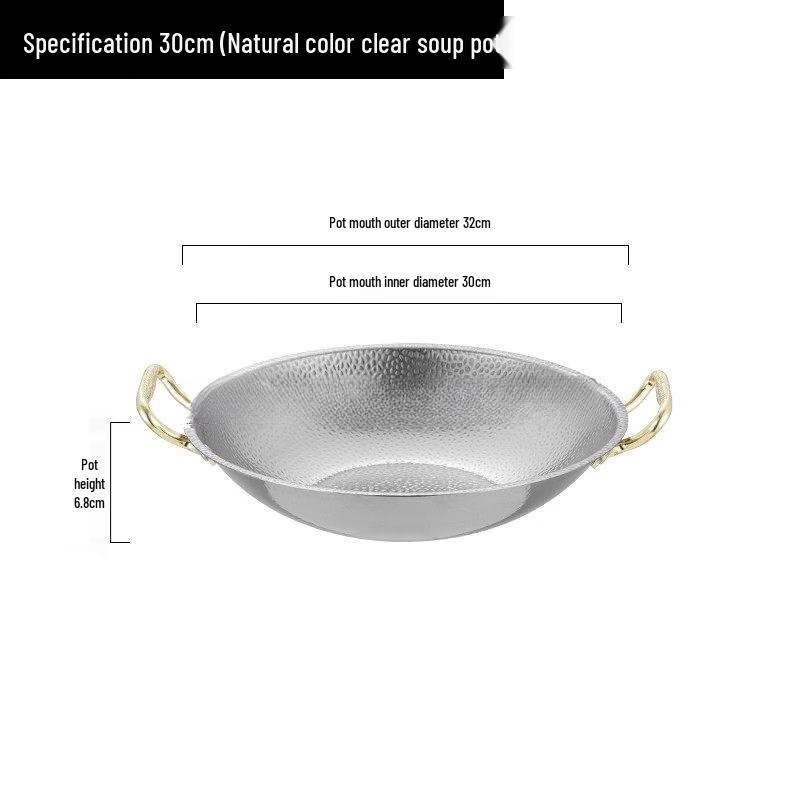 Commercial Stainless Steel Induction Hot Pot