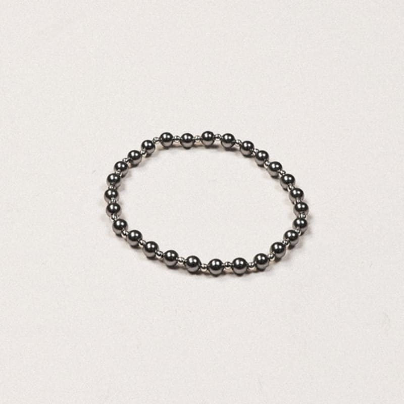 Ctwins SILVER925 DAILY PEARL BRACELET(gray)
