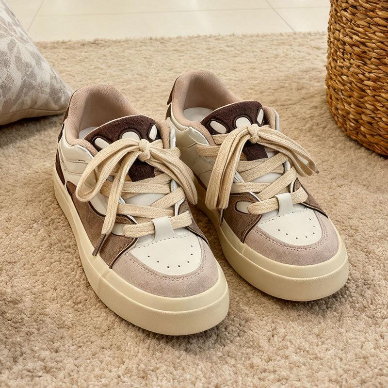 Plateau Sportliche Freizeitschuhe Kinder 2025 Herbst Neu Beliebt Vielseitig Leicht Plateau Dad Shoes Board Schuhe Damenschuhe