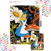 Diamond Painting Kit Alice In Wonderland 5D DIY Diamond Art Home Bedroom Wall Decor