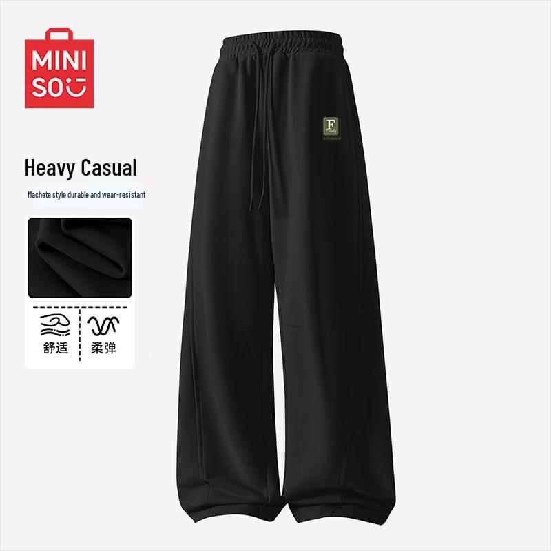 MINISO Men's Heavyweight Straight-Leg Casual Trousers
