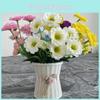 Elegante Seiden-Gänseblümchen Künstliche Blume Für Wohnzimmer Tischmitte Styling