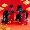 Horse Year Plush Toy With Pp Cotton Fill For Chinese New Year Gift And Home Decor