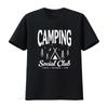 Fires Friends Fun Camping Social Club T Shirt Adventure Camp Life Vacation Family Group Vintage Washed Comfortable Casual