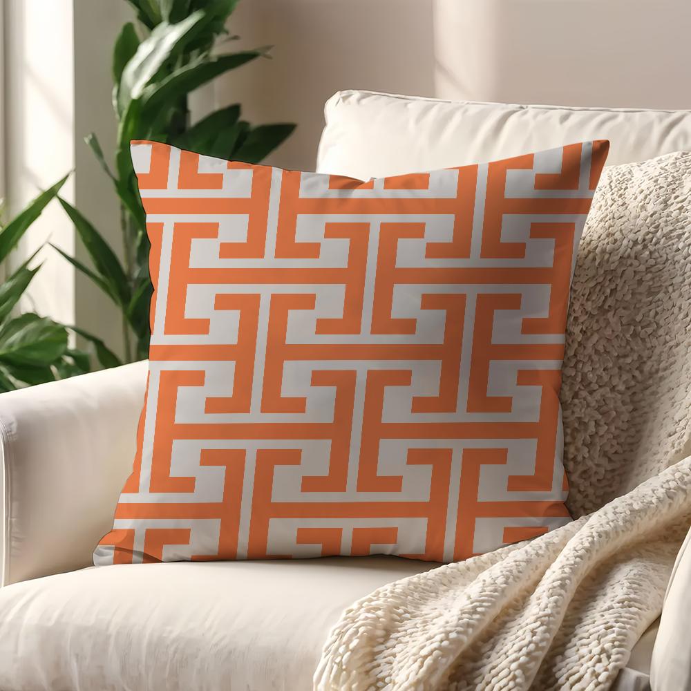 Geometric Pattern Cushion Cover For Pillow Printing Sofa Decoration Home Car Room Coffee Shop Office Nordic Simplicity